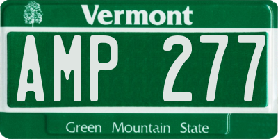 VT license plate AMP277