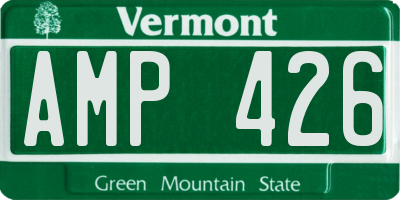 VT license plate AMP426