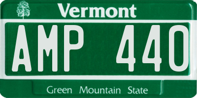 VT license plate AMP440