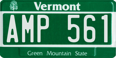 VT license plate AMP561