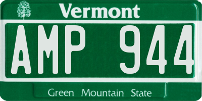 VT license plate AMP944