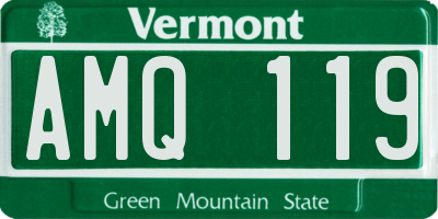 VT license plate AMQ119