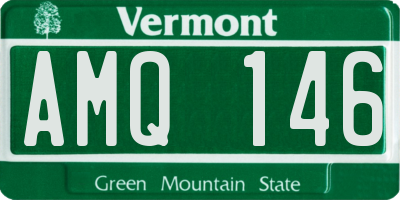VT license plate AMQ146