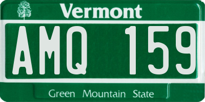 VT license plate AMQ159