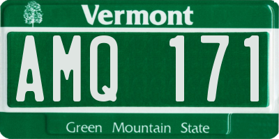 VT license plate AMQ171