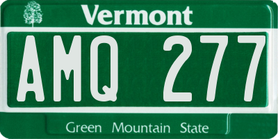 VT license plate AMQ277