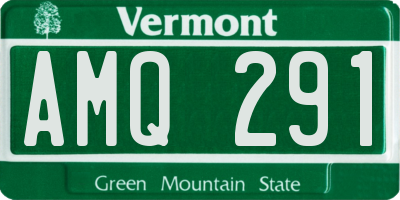 VT license plate AMQ291
