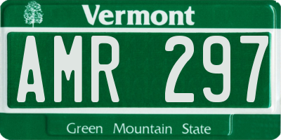 VT license plate AMR297