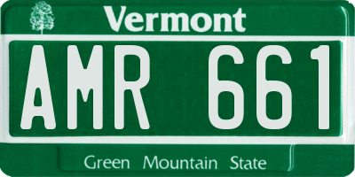 VT license plate AMR661