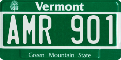 VT license plate AMR901