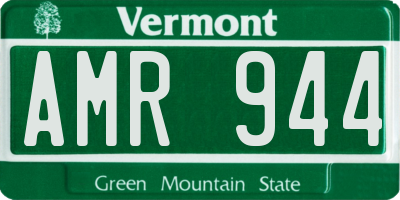 VT license plate AMR944