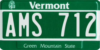 VT license plate AMS712