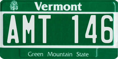 VT license plate AMT146