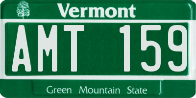 VT license plate AMT159