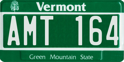 VT license plate AMT164