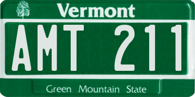 VT license plate AMT211