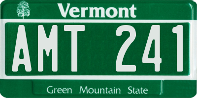 VT license plate AMT241