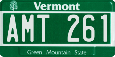 VT license plate AMT261
