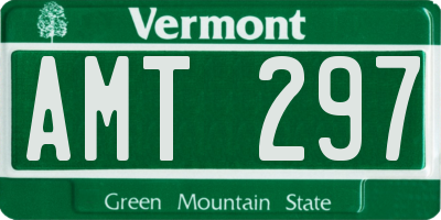 VT license plate AMT297
