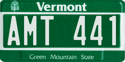 VT license plate AMT441