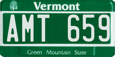 VT license plate AMT659