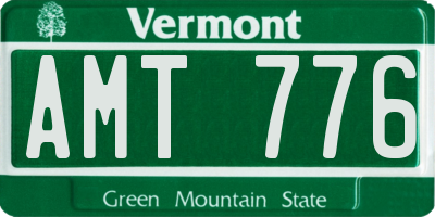 VT license plate AMT776