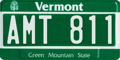 VT license plate AMT811