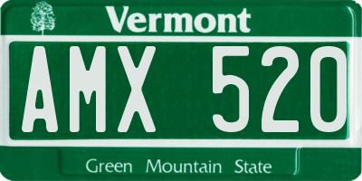 VT license plate AMX520