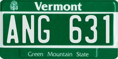 VT license plate ANG631
