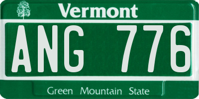 VT license plate ANG776