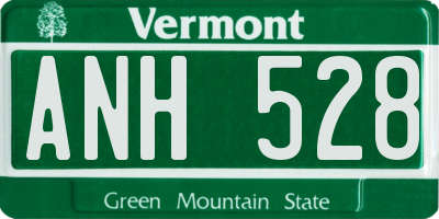 VT license plate ANH528