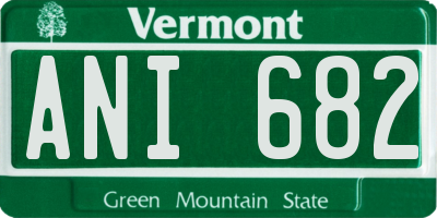 VT license plate ANI682