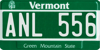 VT license plate ANL556