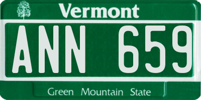 VT license plate ANN659