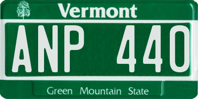 VT license plate ANP440
