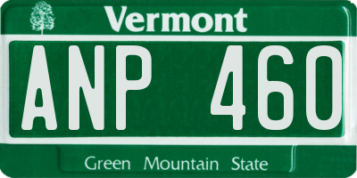 VT license plate ANP460