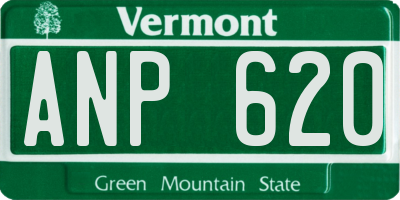 VT license plate ANP620