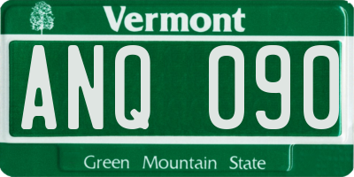 VT license plate ANQ090