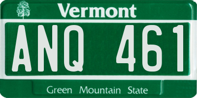 VT license plate ANQ461