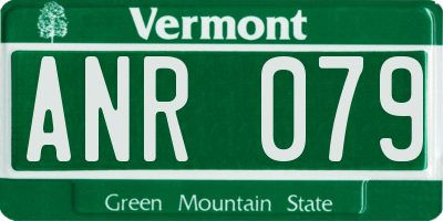 VT license plate ANR079