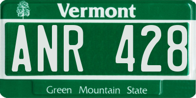 VT license plate ANR428