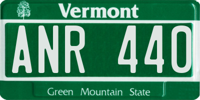 VT license plate ANR440
