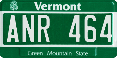 VT license plate ANR464