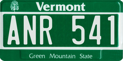 VT license plate ANR541