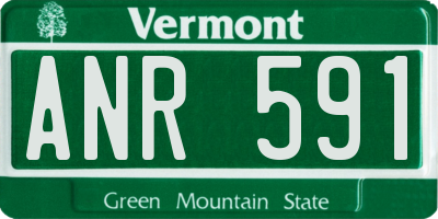 VT license plate ANR591
