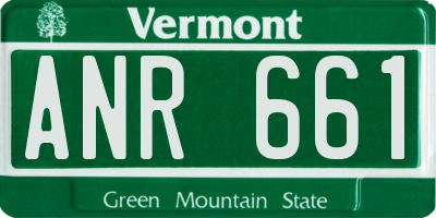 VT license plate ANR661