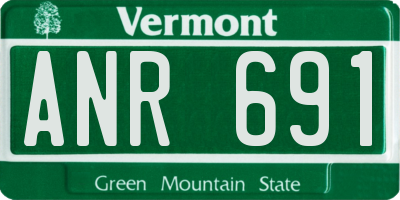 VT license plate ANR691