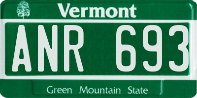 VT license plate ANR693