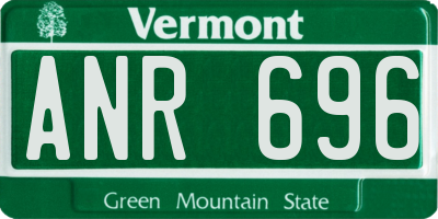 VT license plate ANR696