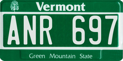 VT license plate ANR697